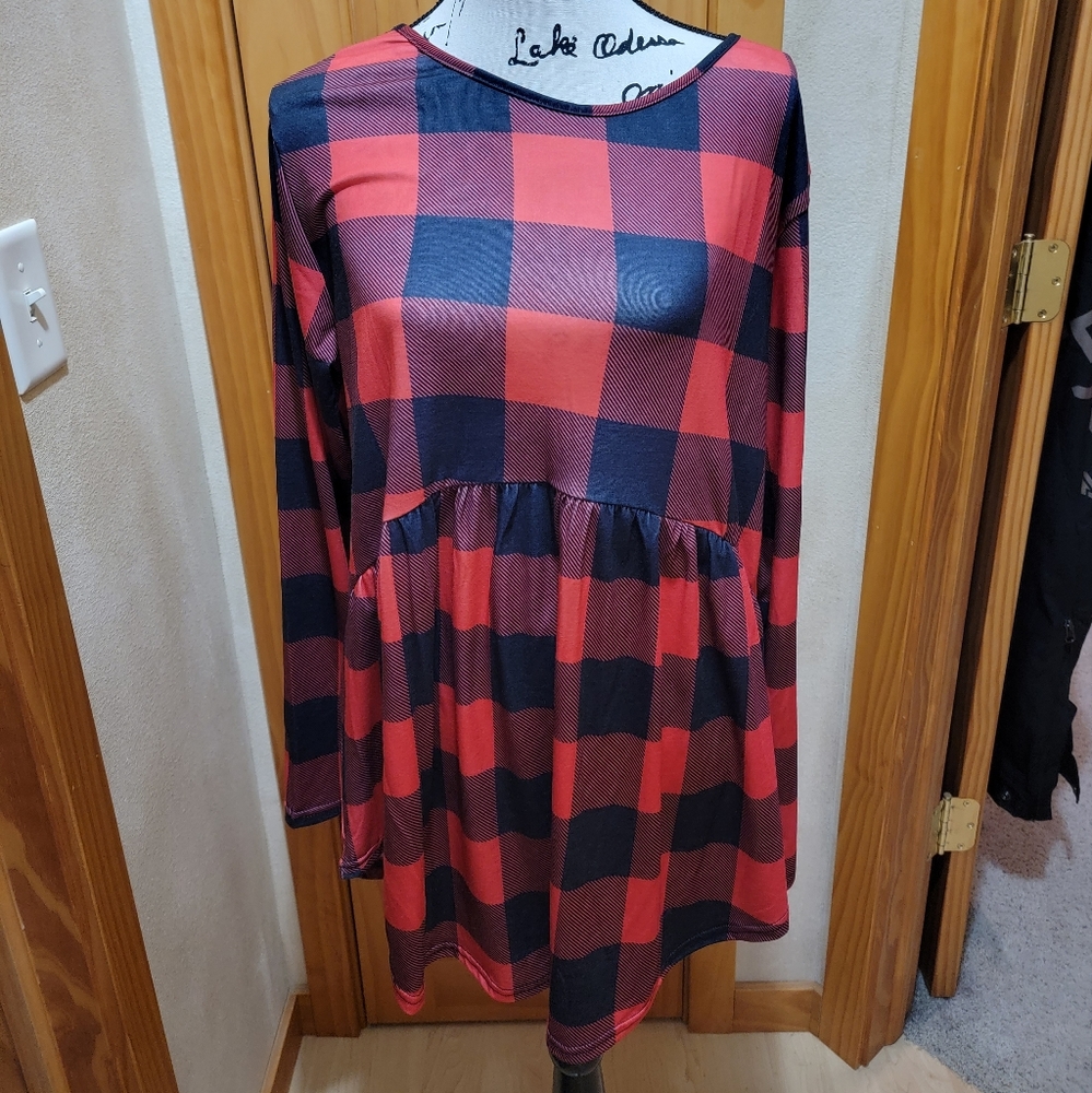 "Shirley & Stone" Long Sleeve Top, 2XL